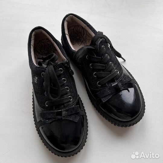 Ботинки туфли школьные Kapika