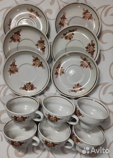 Кофейный сервиз СССР, столовый сервиз