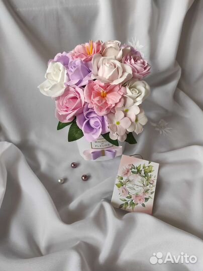Мыльные розы букеты
