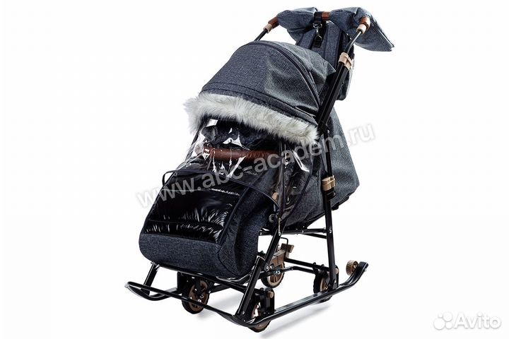 Санки-коляска glory gloss