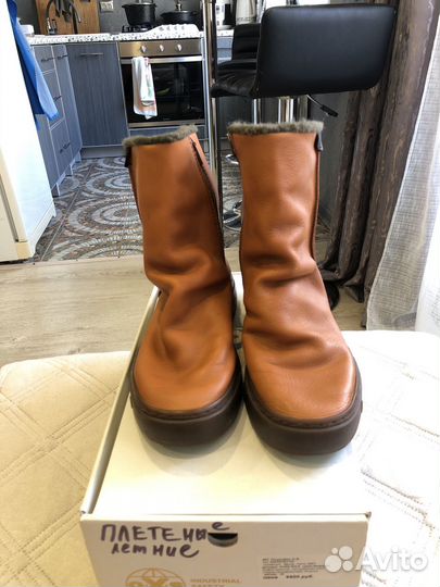 Сапоги женские натуральная кожа 37 размер