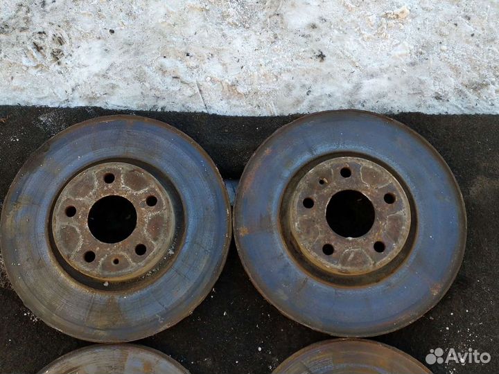 Комплект тормозных дисков volkswagen passat b7