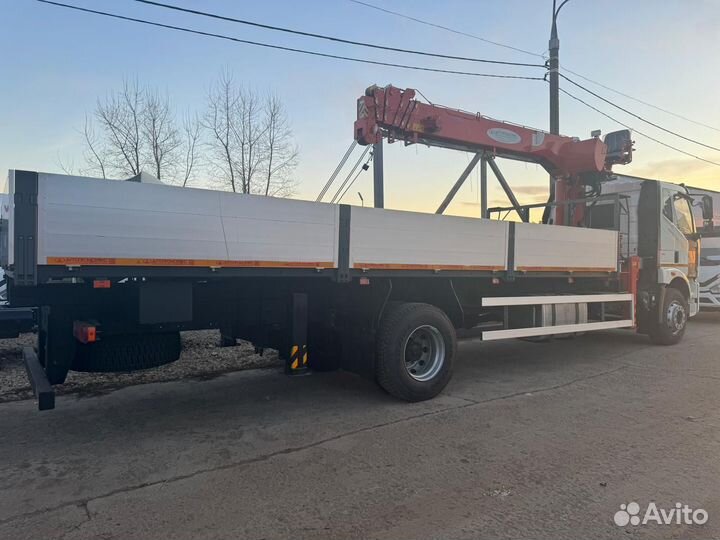 Бортовой грузовик FAW J6L с КМУ Prosper, 2024