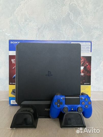 Sony PS4 slim 1tb + 160 игр