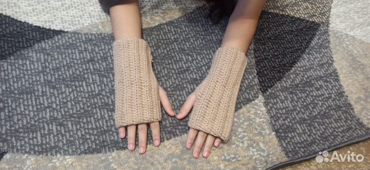 Митенки вязаные