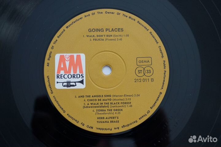 Herb Alpert And The Tijuana Brass – Going Places