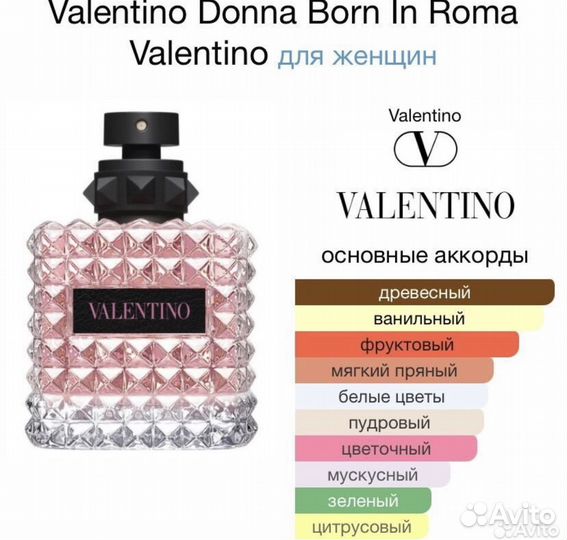 Valentino born in roma intense