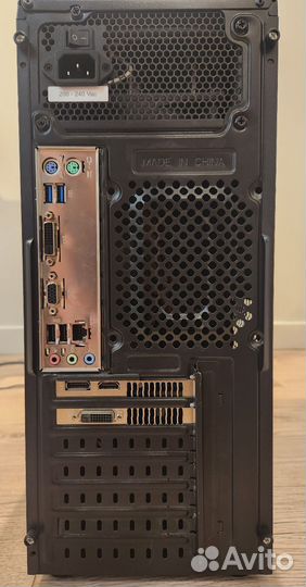 Игровой пк i5-7400/8gb/ gtx 1050Ti 4gb