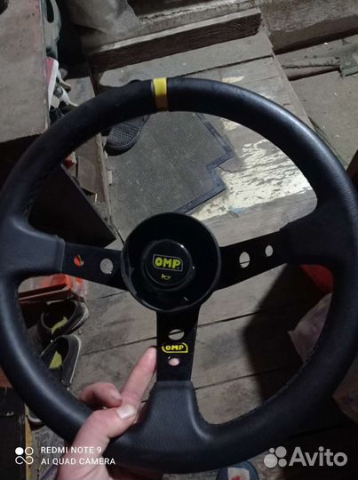 Спортивный руль omp