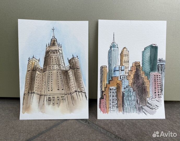 Набор картин «Городская архитектура»