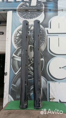 Накладки порогов на Opel Vectra C