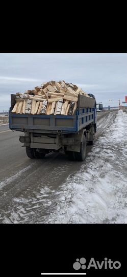 Чурками и колотые дрова