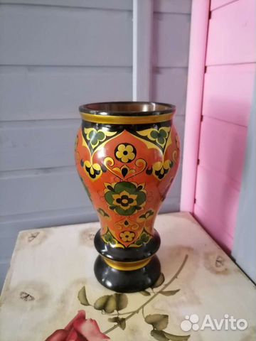 Ваза хохлома 
