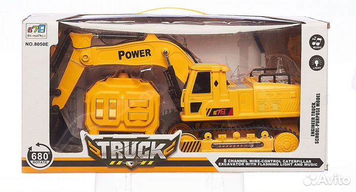 Экскаватор на радиоуправлении