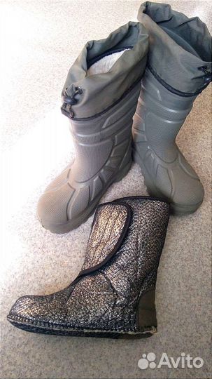 Зимние резиновые (EVA) сапоги 42р-р