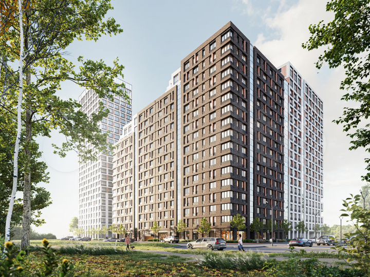 3-к. квартира, 63,7 м², 14/19 эт.