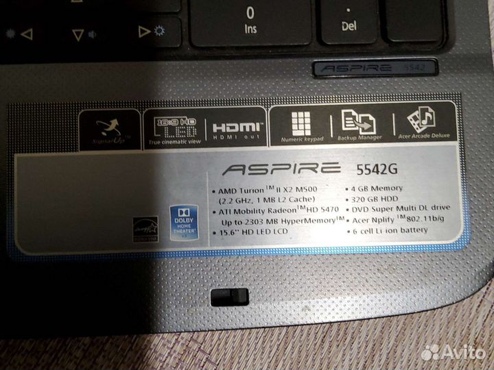Acer aspire 5542g