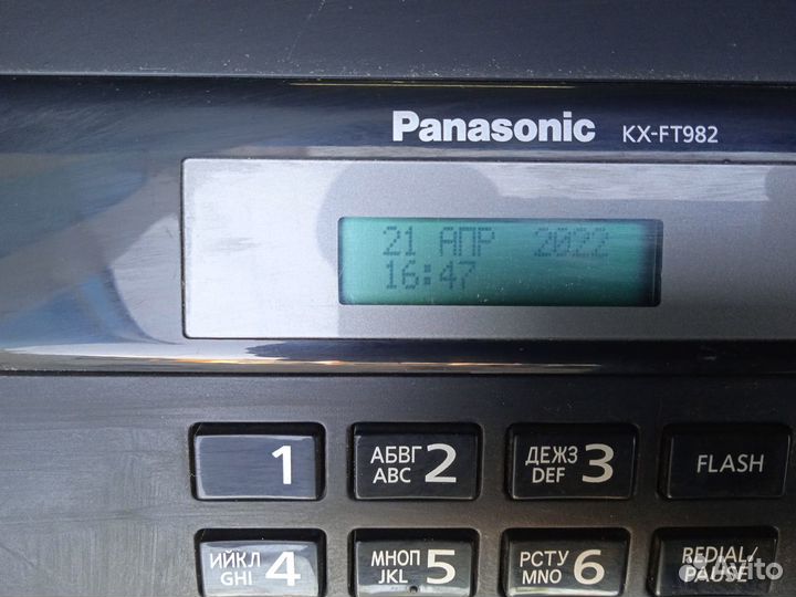 Факсы panasonic kx-ft 982ru