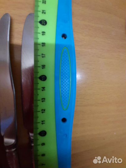 Мельхиоровые столовые ножи 6шт. СССР