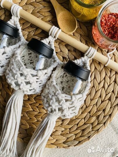 Кашпо подвесное макраме