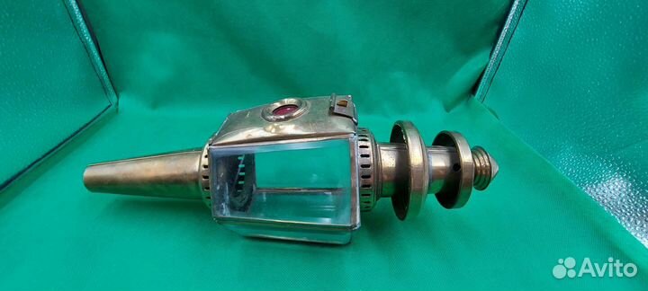 Антикварный каретный фонарь