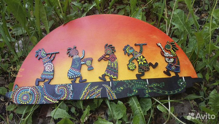 Ключница из дерева