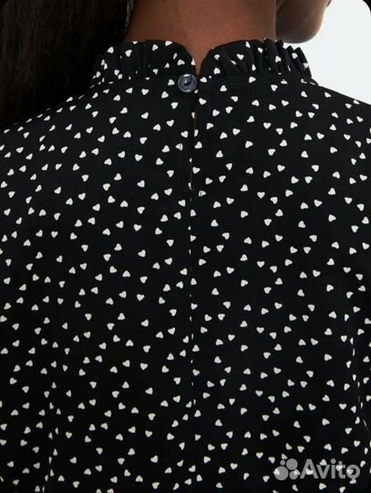 Блузка женская с сердечками 52 размер