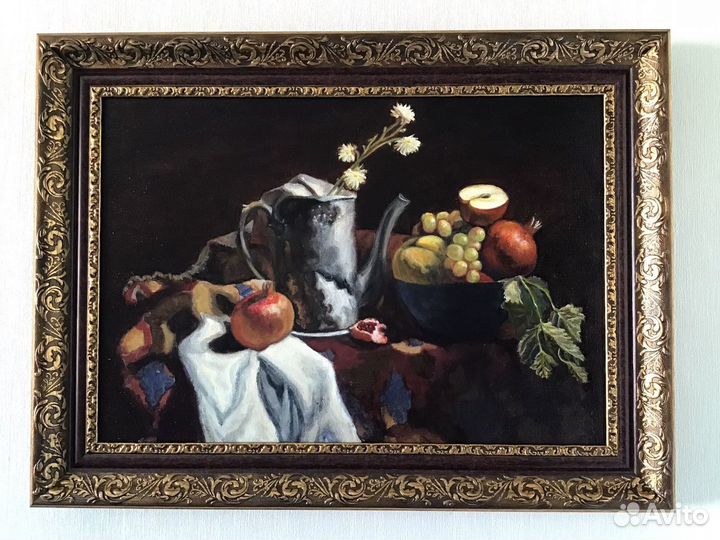 Картина маслом. Натюрморт. Стильная картина