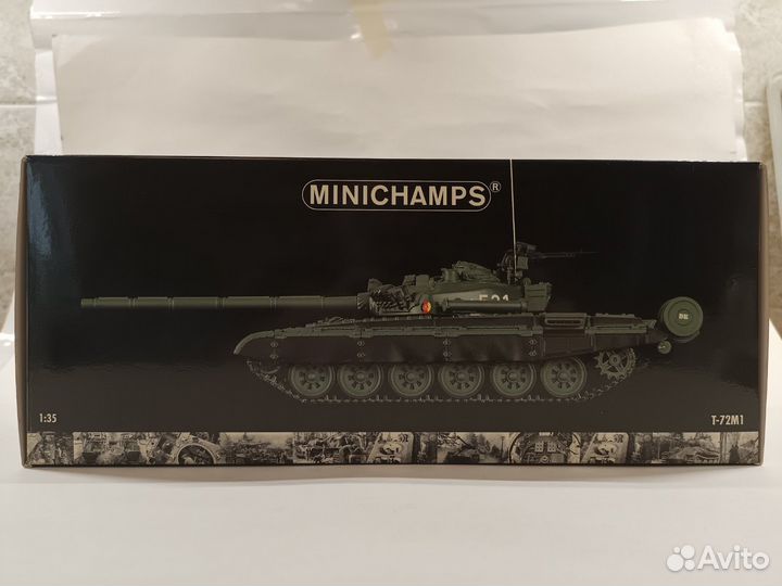 Модель танка Т-72 T-72 M1 Minichamps 1:35 Metal
