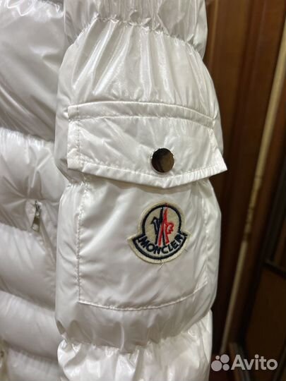 Пуховик лаковый Moncler