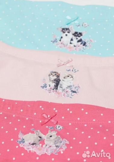 Боксеры трусы для девочек H&M набор 5 шт