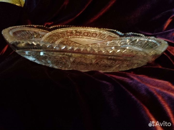 Хрусталь СССР. Блюда и вазы для фруктов