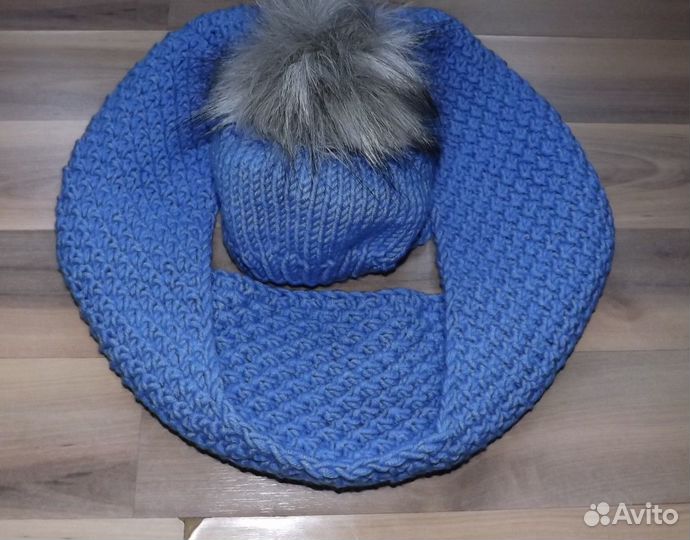 Шапка и снуд шарф для мальчика