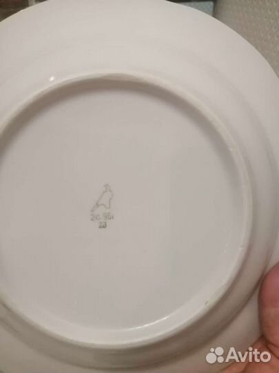 Глубокие фарфоровые тарелки дулево СССР