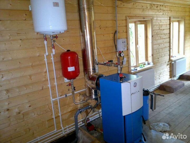 Монтаж отопления и водоснабжения