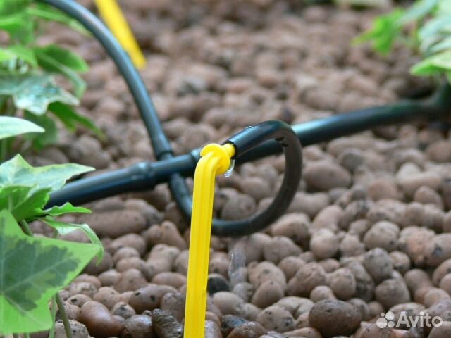 Капельный полив для теплицы