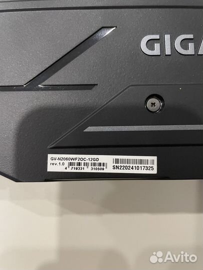 Видеокарта Gigabyte RTX 2060 12gb