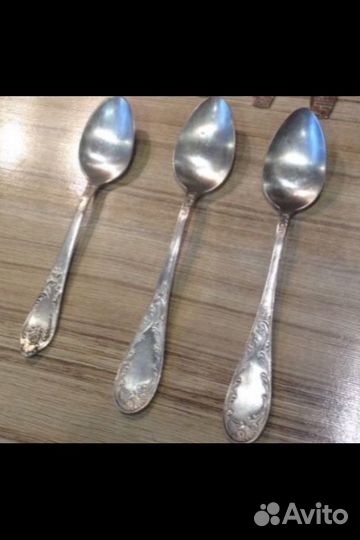 Ложки мельхиор. Кольчугино. СССР