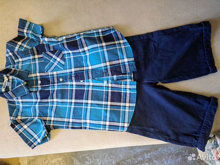 Рубашка и шорты 110