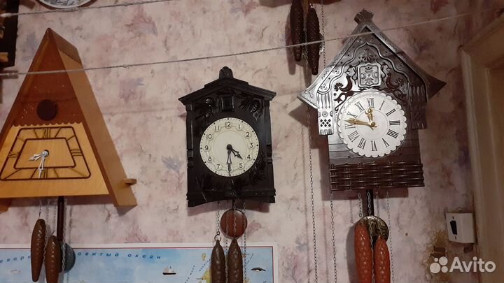Часы с кукушкой Маяк СССР.идут,кукуют,перешлю