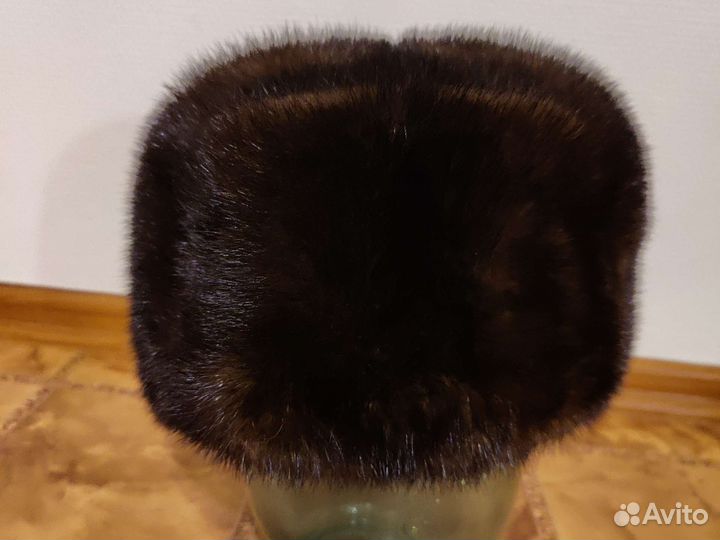Норковая шапка мужская 56-58 размер