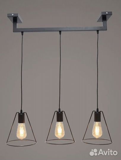 Люстра в стиле лофт