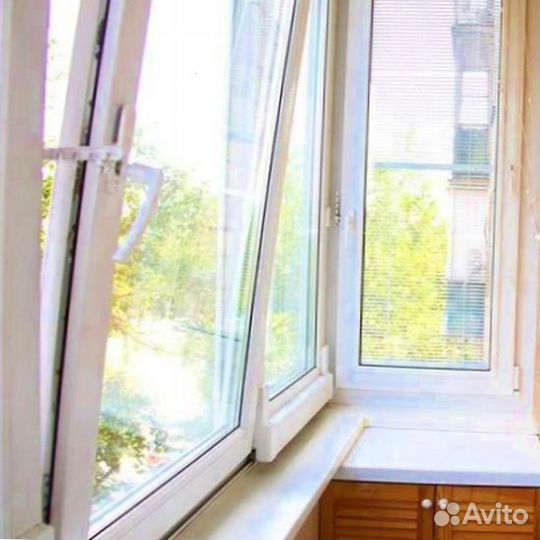 Пластиковое окно новое с установкой