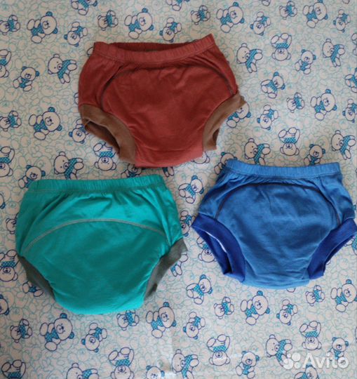 Тренировочные трусики многослойные, многоразовые