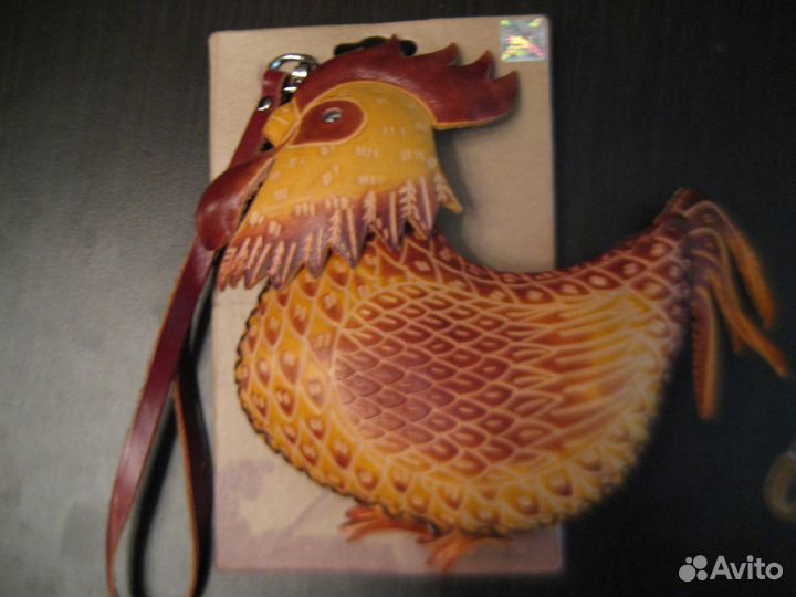 Сумочка. Мини портфель - аксессуар. Петух. 6