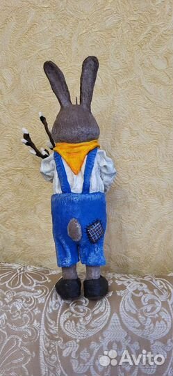 Кролик пасхальный ватная игрушка