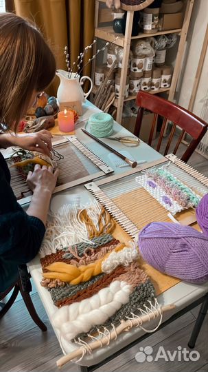 Мастер-класс макраме,вязание, ткачество