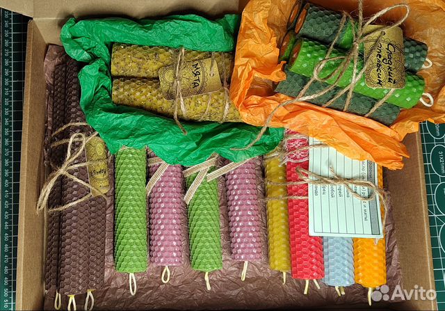 Свечи из натуральной вощины