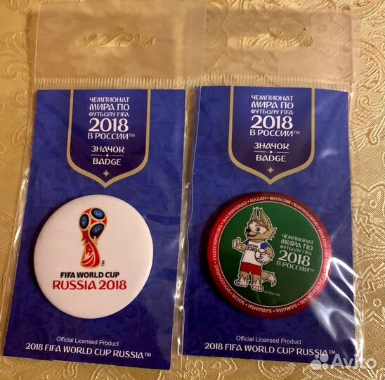 Оптовый лот 50 значков (44мм) Fifa. Чм 2018