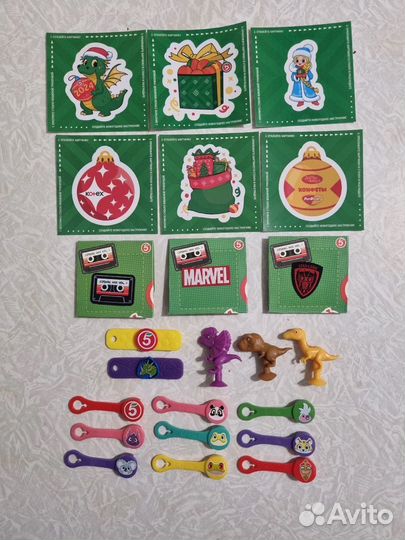 Наклейки,Начивки,Завры 1 -2,Каваи Пятерочка